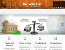 Tablet Screenshot of ellen-white-truth.com